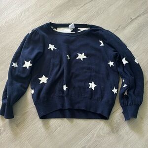 Toddler GAP Sweater with Stars Navy for Fall